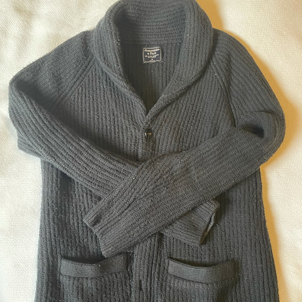 A&F Shawl neck cardigan